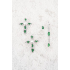 Сережки Ab 01415 (хрестик)