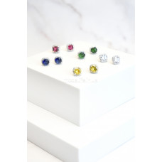 Сережки Ab 01293 білий