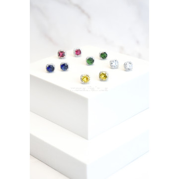 Сережки Ab 01293 білий