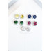 Сережки Ab 01293 білий