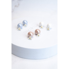 Сережки Ab 01227 (персиковий)
