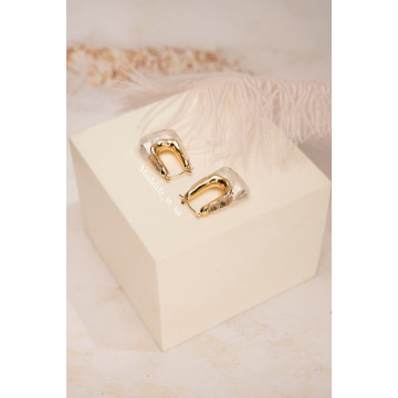 Сережки Star прозорі 00843